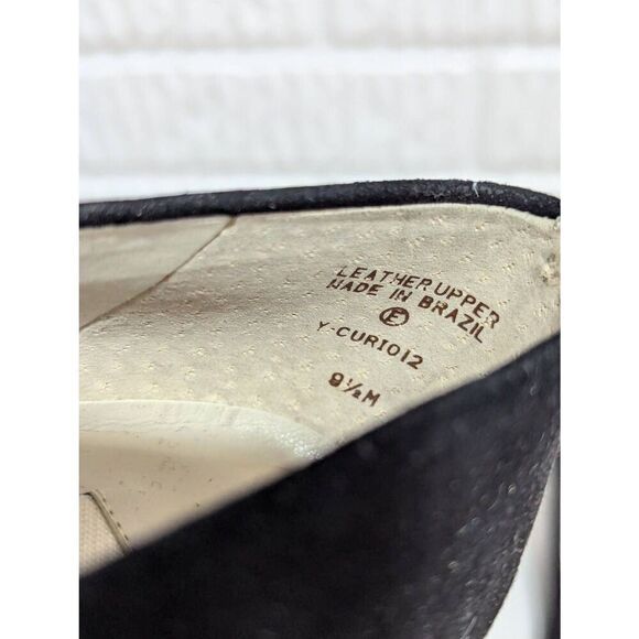 Enzo Angiolini Women's Black Solid Suede Pointed Toe Slip-On Pump Size 9.5M NWT - Picture 7 of 10